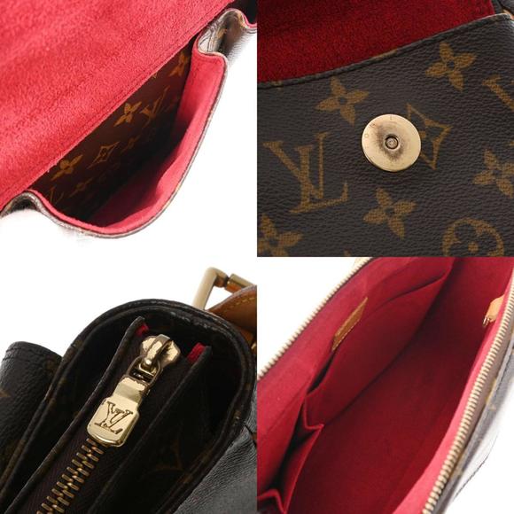 LOUIS VUITTON Louis Vuitton Monogram Vibasite GM Brown M51163 Women's Canvas ... - Picture 11 of 12